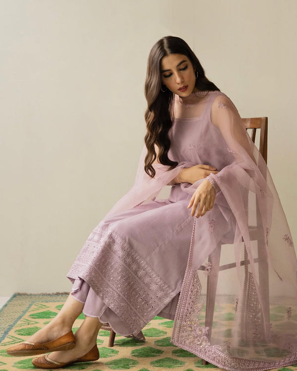Lilac | 3-Piece Stitched Lawn  Arrival